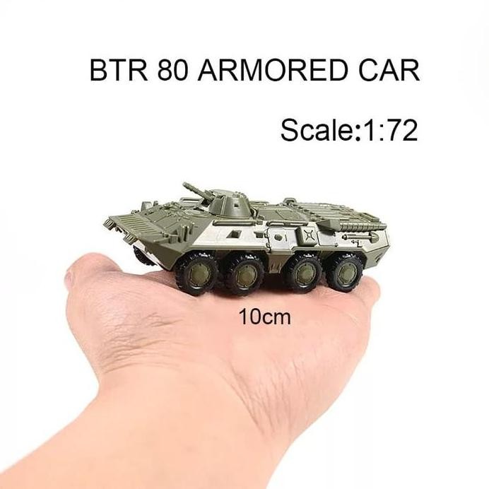 baru !!! Assembly BTR 80 Armored 4x4 Wheels - Mainan Rakit Mobil Militer BTR80 murah