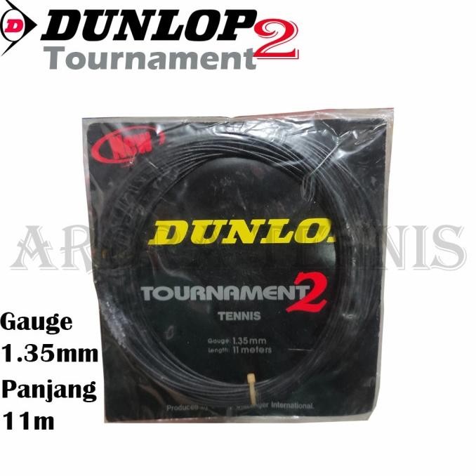 Terlaris Senar Raket Tenis Tennis DUNLOP TOURNAMENT 2 Original 1.35mm SALE