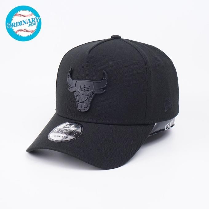Topi New Era Original Chicago Bulls Metal Black K-Frame