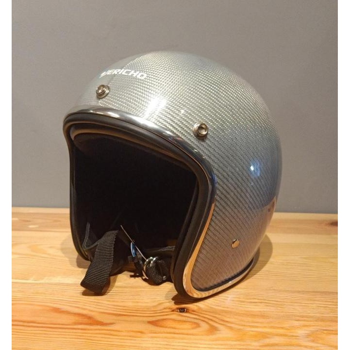 BEBAS ONGKIR - HELM TX SLIM HEAD SILVER | HELM HALF FACE | ORIGINAL JERICHO RETRO