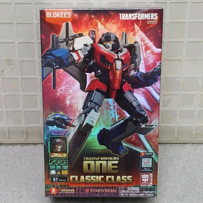 Blokees Transformers One Starscream Classic Class 16 Model Kit Mokit Cc-16 Cc16