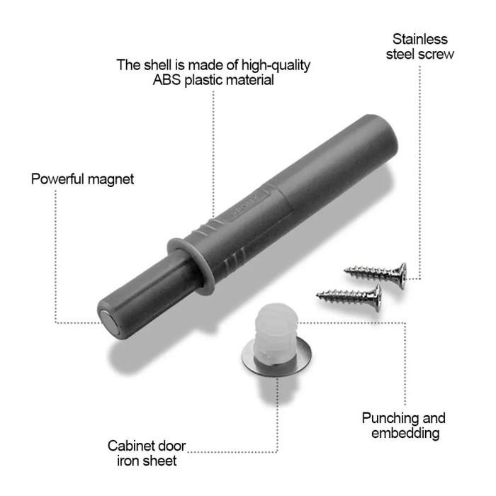 Push On Pintu Lemari Tip On Push To Open Tanam Kabinet Pintu Lemari Magnet