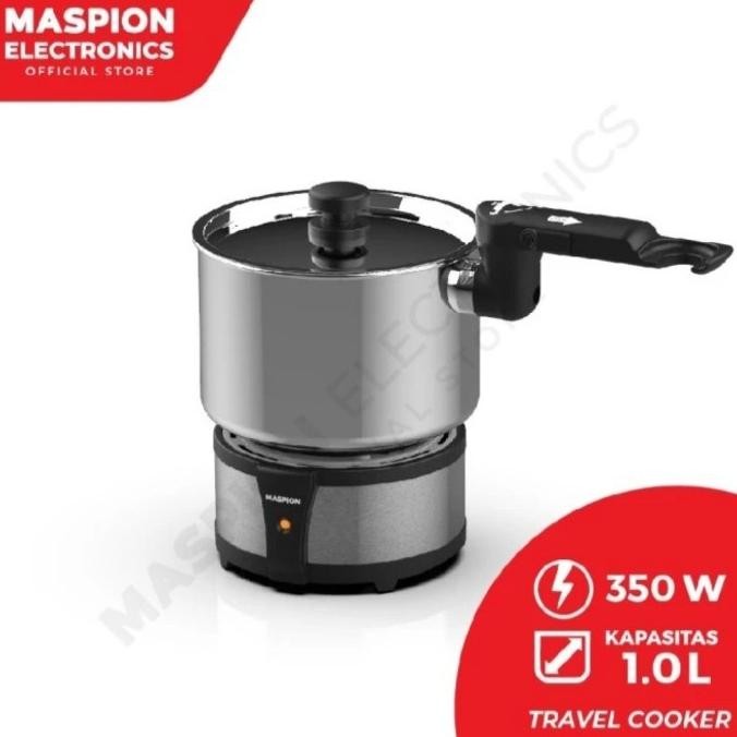 panci listrik travel maspion mec-3510 multi cooker 1 liter