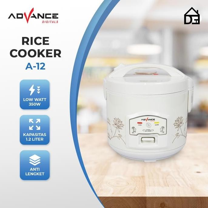 [cod] advance rice cooker mini a12 magicom 1,2 liter penanak nasi serbaguna 3in1 mejikom listrik sen
