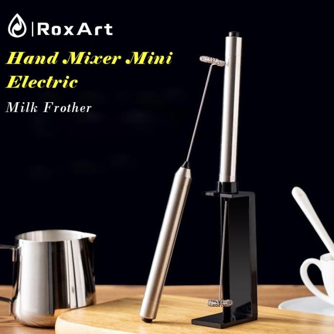 roxart hand mixer mini alat elektrik pengaduk kopi coffee foam machine milk foam maker