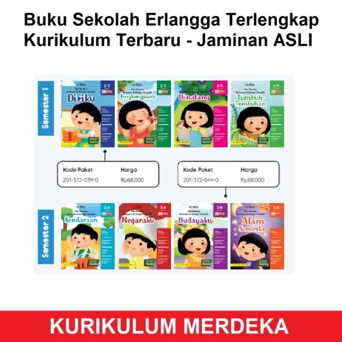 Buku Erlangga Aku Senang Bermain Belajar Tematik Kb Paud Kurikulum Merdeka