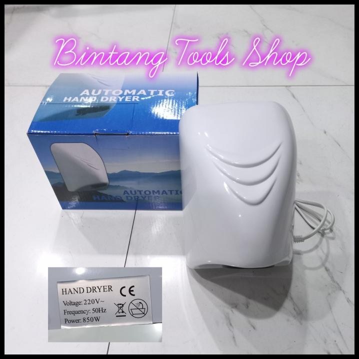 Hand Dryer Low Watt 850W Pengering Tangan Sensor Otomatis