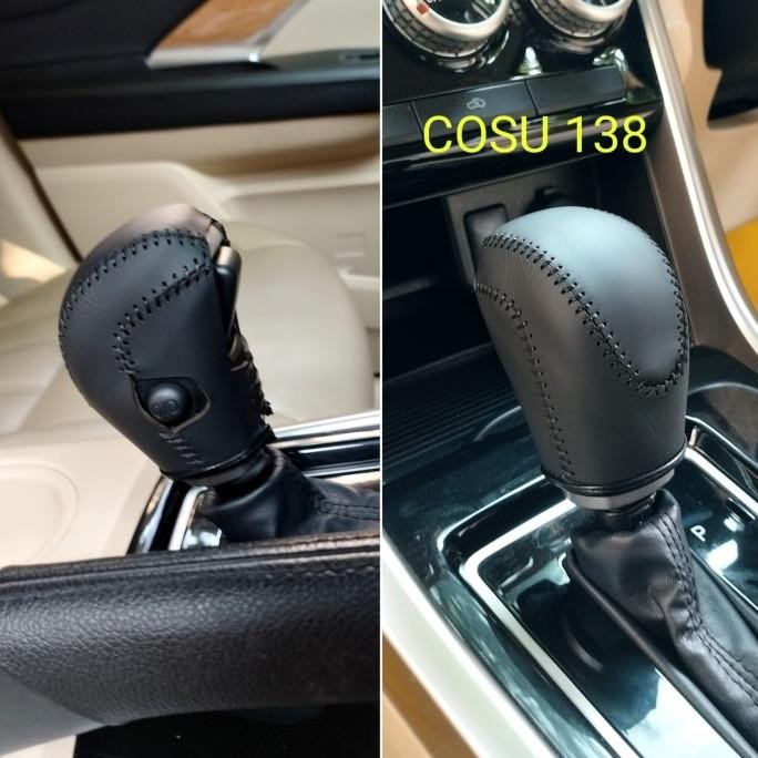 SARUNG KULIT ASLI COVER SHIFT KNOB TUAS MATIC MITSUBISHI XPANDER