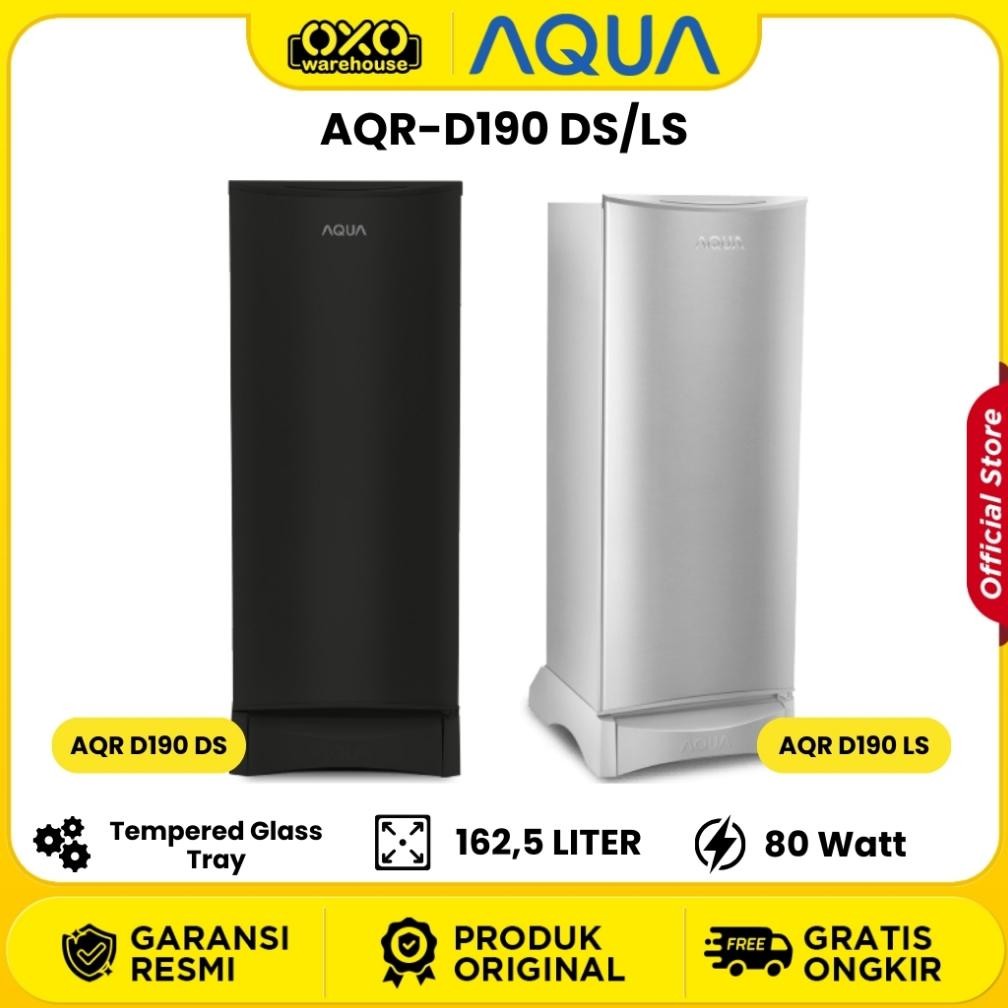WAGI AQUA Kulkas AQR-D190 DS/LS 1 Pintu 16,5 L Low Watt Garansi Resmi