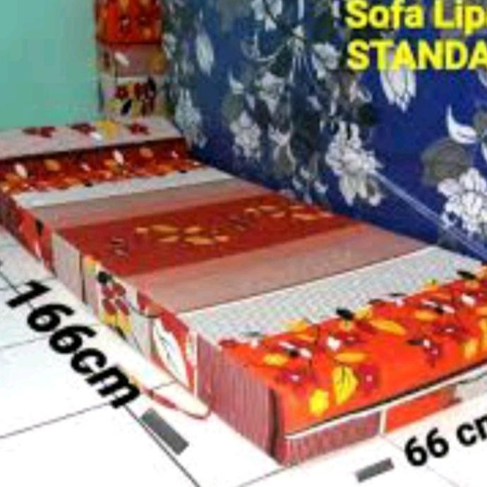 Bisa Gosend Sofa Lipat | Sofa Bed Inoac Kecil | Sofa Lipat Standar Bonus Bantal