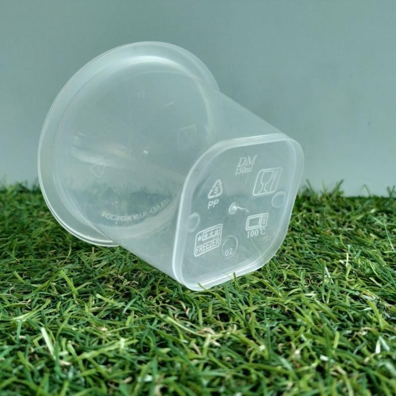 Jg-56 D-54 25Pcs Thinwal Cup 150 Ml / Cup Plastik Dm 150 Ml / Dm Round 150 Ml Termurah