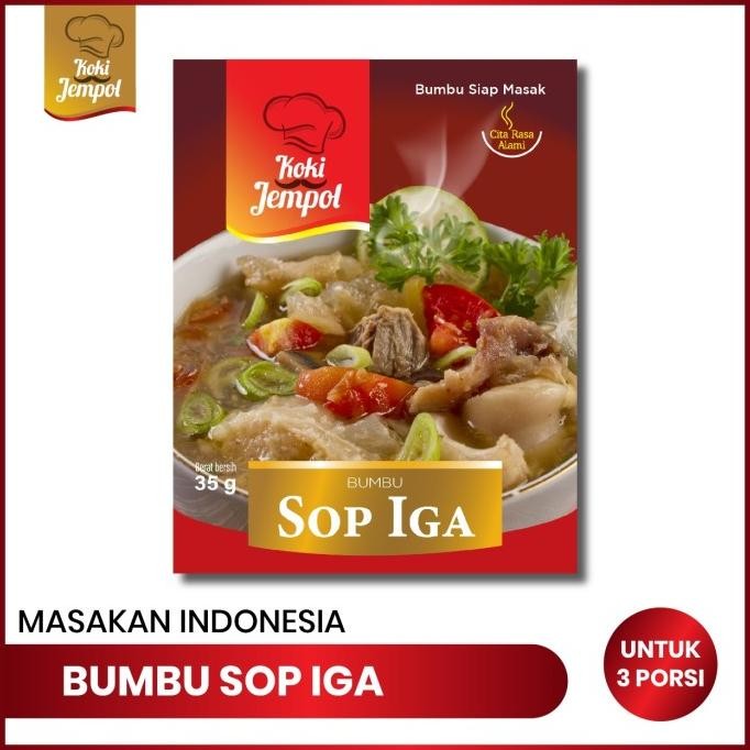 

Bumbu Masak Instant SOP IGA SOP BUNTUT Koki Jempol 35gr