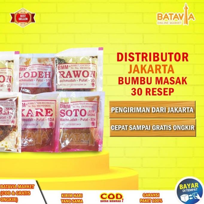 

Bumbu Masak Instant Machmudah "BMM" Mahmuda Mahmudah Rendang Mie Kare Nasi Goreng Soto Opor Rawon Agen Jakarta