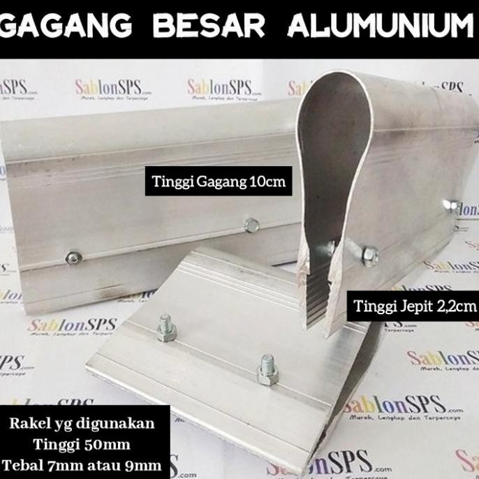 

TERSEDIA GAGANG RAKEL ALUMUNIUM SABLON 27,5CM BAUT LUAR