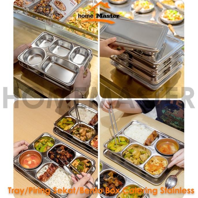 Terlaris Tray/Baki/Piring/Catering/Bekal/Food Court/Kantin/Bento Box/Pabrik Tst