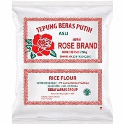 

Terlaris Tepung Beras Putih Rosebrand 200Gr