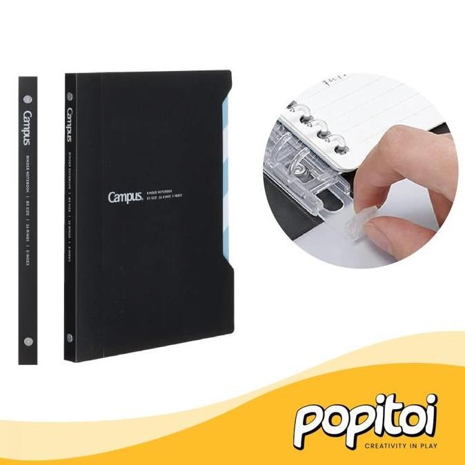 

NEW Kokuyo Easy to Open Binder with Index Tabs Aesthetic Loose Leaf