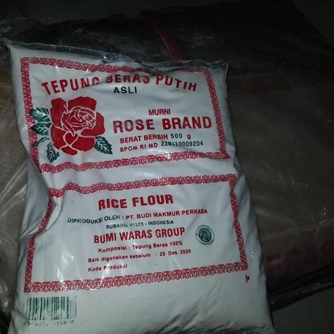 

Terlaris Tepung Beras - Rose Brand - 1/2 Kg