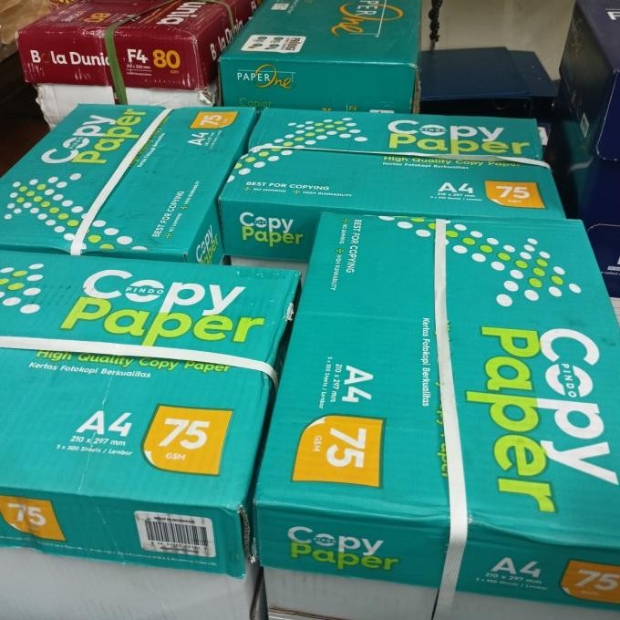 

BEBAS ONGKIR - kertas HVS A4 75 gr copy paper perdus(5rim)