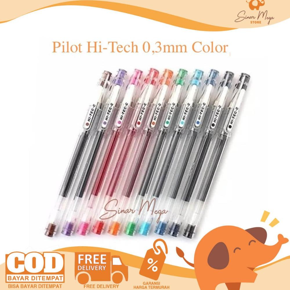 

sr-32 yt- Pilot Pulpen Hi Tec 0.3mm Color Warna / Hi-Tec-c Hi Tech Hemat Termurah