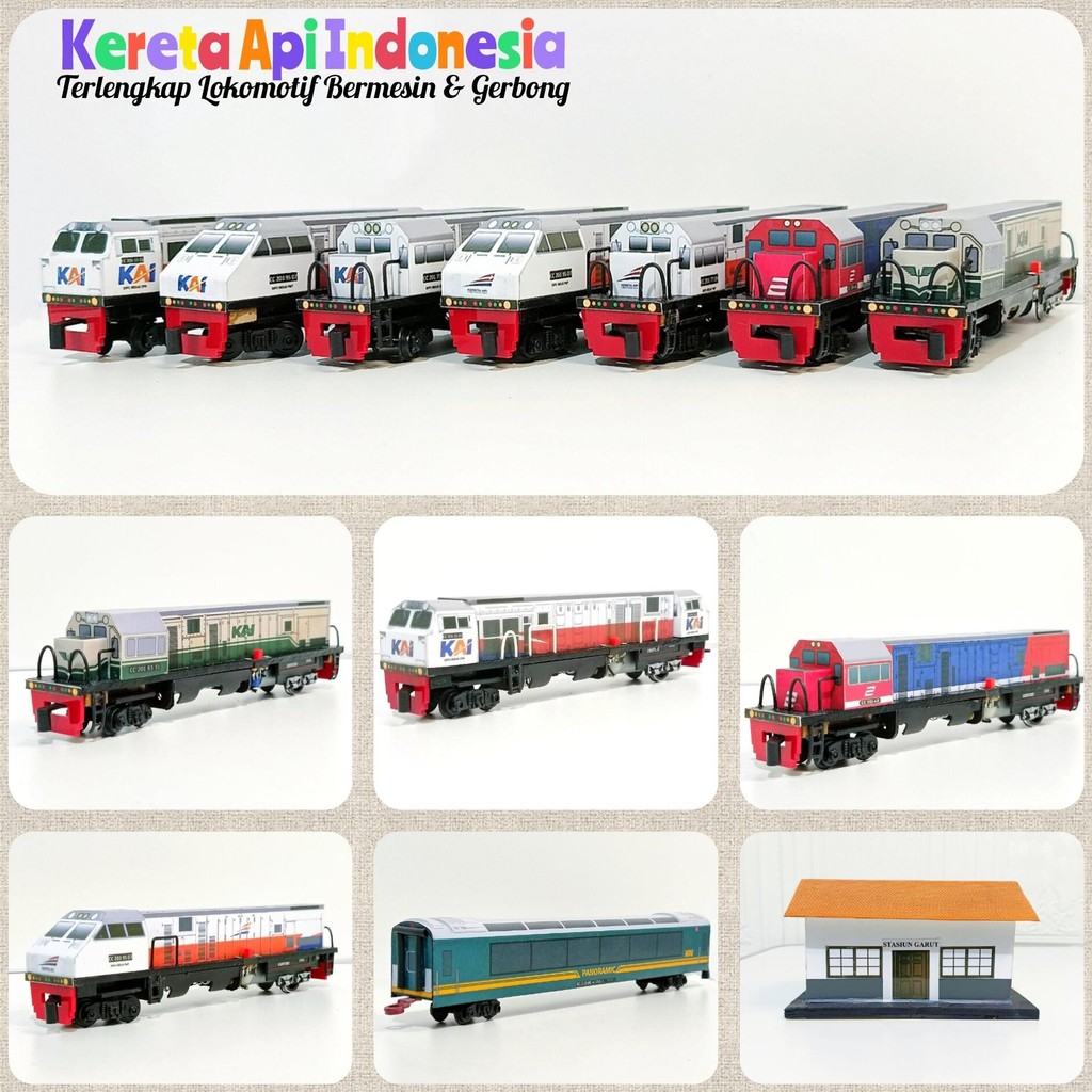 KERETA API INDONESIA HANDMADE
