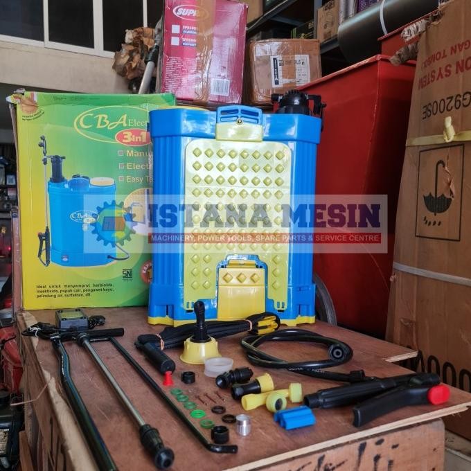 Mesin Semprot Obat Virus Hama Sprayer Elektrik 2 Fungsi Cba 3In1 New Stok