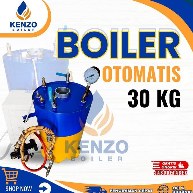 boiler otomatis 30kg kenzo boiler otomatis