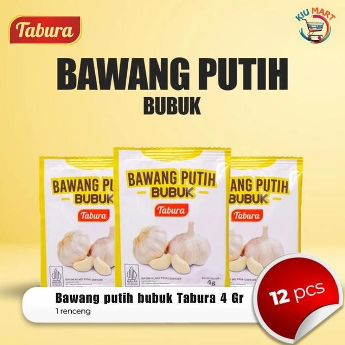 

TABURA Bawang Putih Bubuk 4gr renceng isi 12sachet