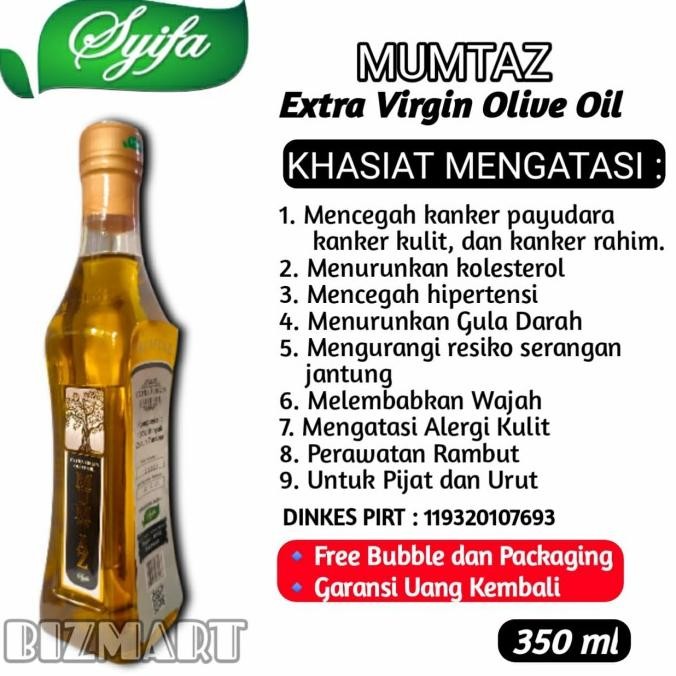 

Baru Minyak Zaitun 350ml Original Tursina Extra Virgin Murni Non-Kolesterol