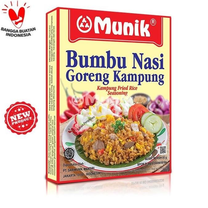

Bumbu Masak instant Bumbu Munik Nasi Goreng Kampung 60 gr Pasti Enak