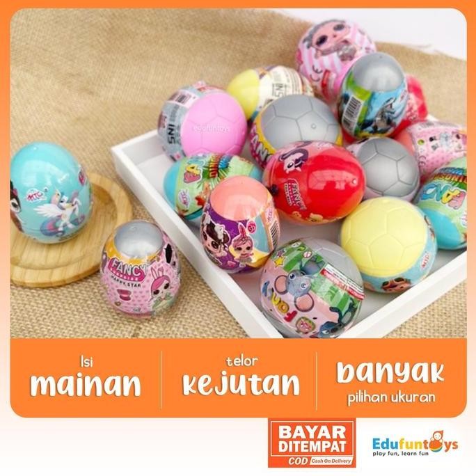 

Terlaris [Tictoctoys] Telor Surprise Egg Telor Kejutan Isi Hadiah Mainan Anak/ Telur Berhadiah
