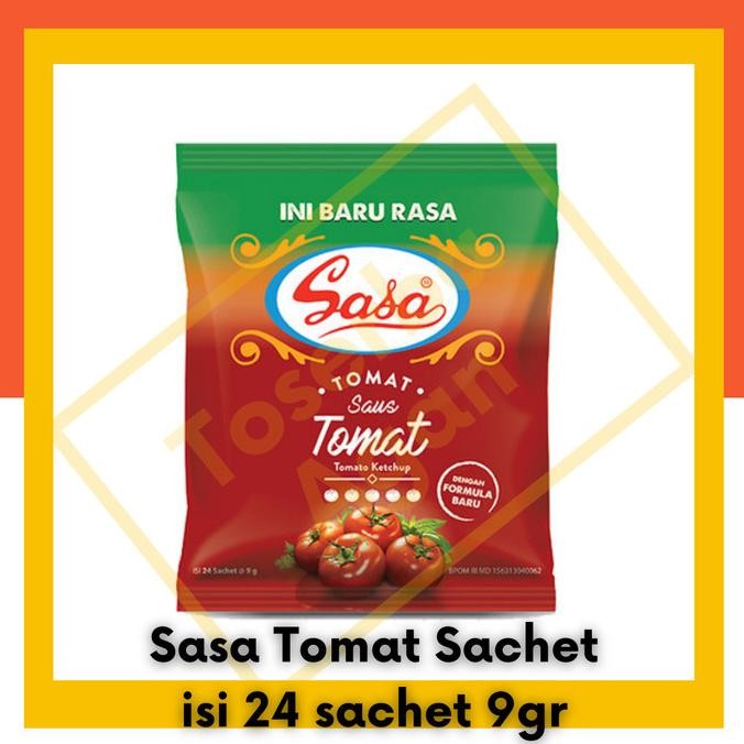 

Sasa Saos Tomat Sachet isi 24 Saset TOMATO