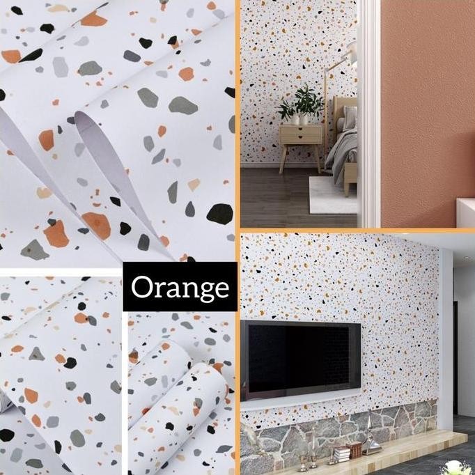 SALE WALLPAPER LEBAR 60CM MOTIF MOZAIK WALL PAPER STIKER STICKER SETIKER DINDING DEKORASI RUMAH TEMB
