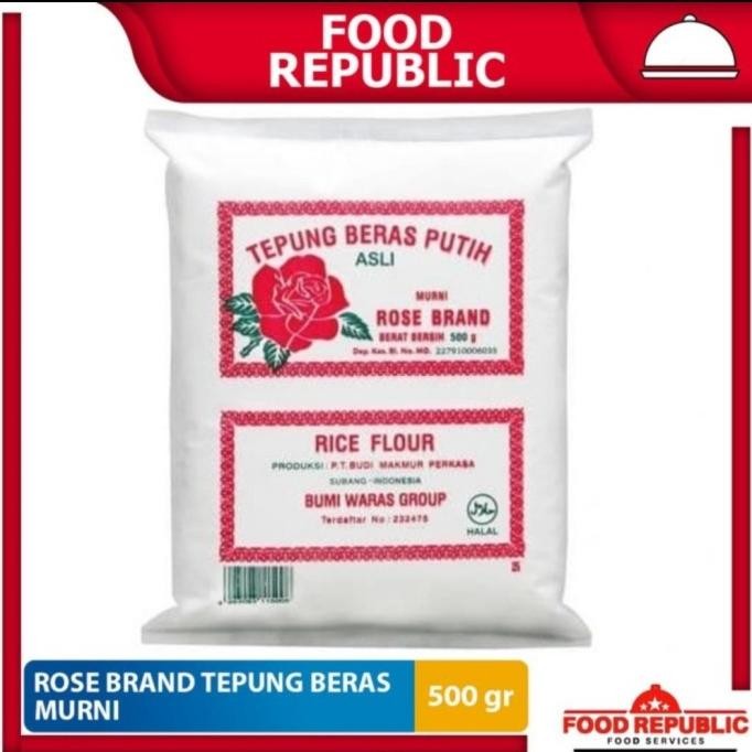 

Terlaris Tepung Beras Murni Rose Brand 500Gr - Rose Brand Rice Flour Halal Mui