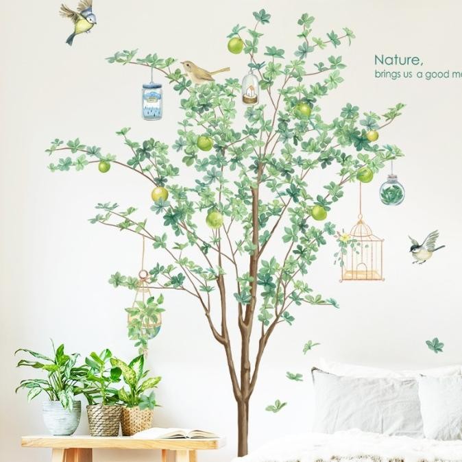 SALE WALL STIKER DINDING RUANG TAMU MOTIF POHON BIDARA WALL STICKER