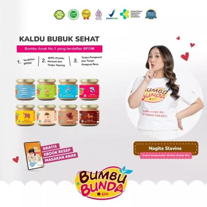 

Terbaru Bumbu Bunda By Elia Bumbu Rasa 50gr - kaldu anak mpasi Non MSG Non Pengawet - MPASI Anak