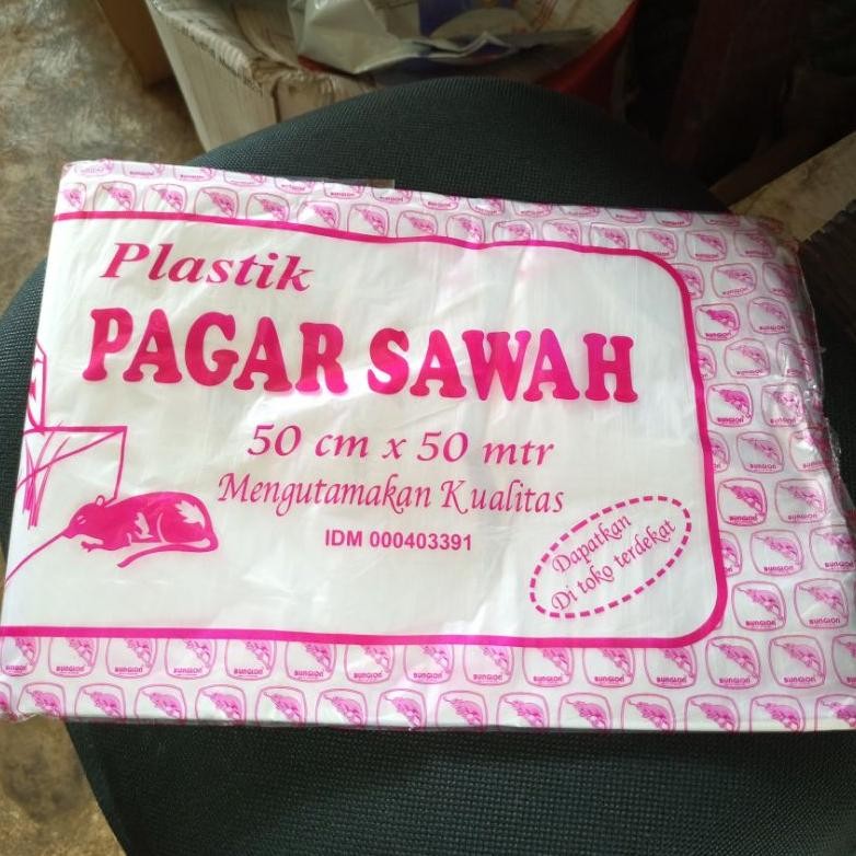 Bisa Cod Plastik Pagar Sawah 50 Meter Tipis Cocok Untuk Layangan Papiran ,