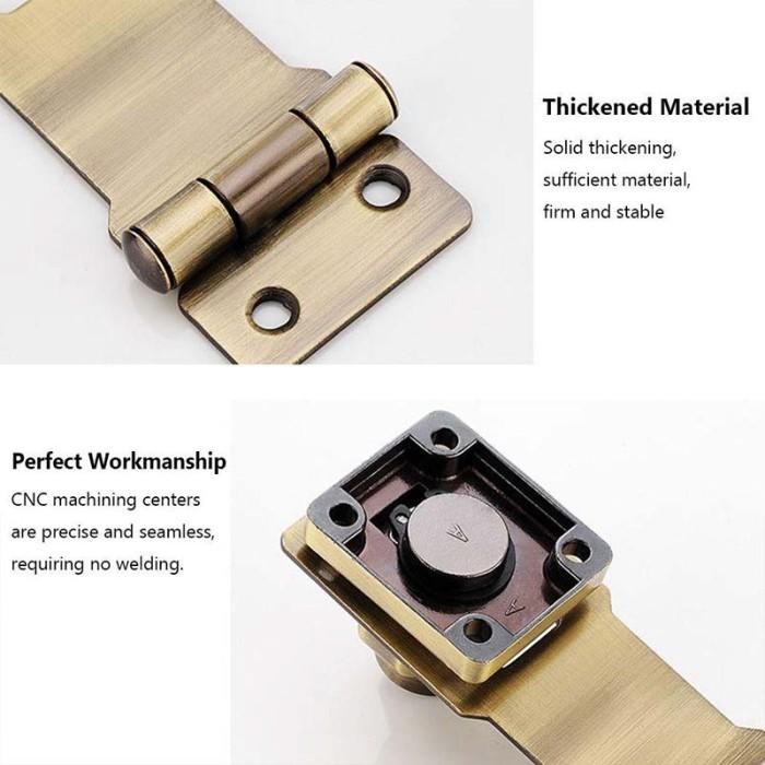 Kunci Gembok Pintu Stainless Gembok Kunci Gembok Pintu Kamar  Cantolan/Anti-Theft  Kunci Laci