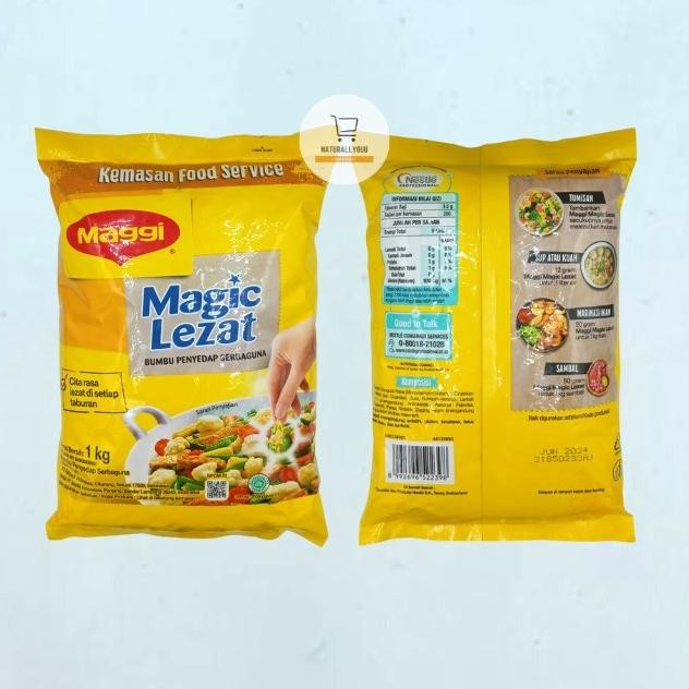 

Terbaru Maggi Lezat 1kg Magic Lezat 6pcs x 1kg / Dus / Karton (KHUSUS INSTANT)