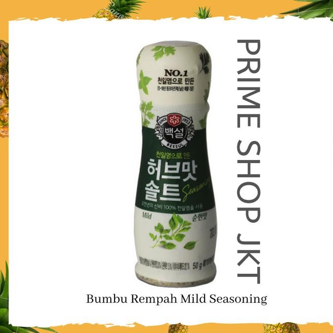 

Terbaru Cj Beksul Seasoning Herb Salt Mild Bumbu Perasa 50gr Korea