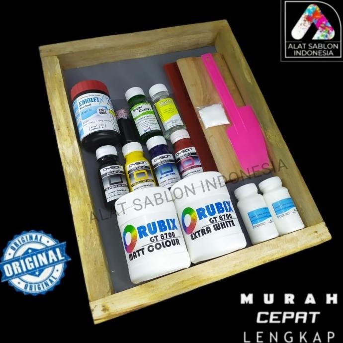 

new !!! ALAT SABLON PEMULA KAOS RUBBER murah
