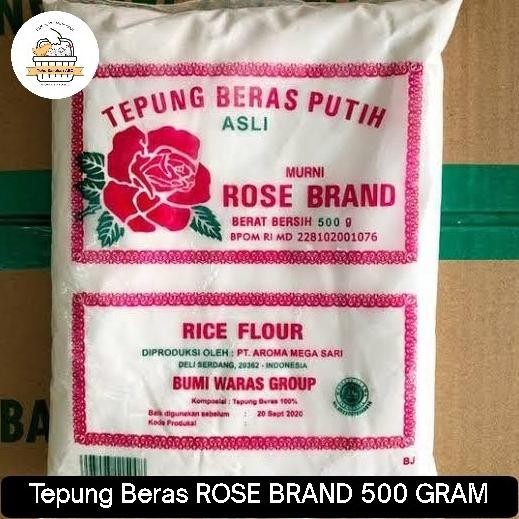 

Terlaris Tepung Beras Putih Rose Brand 500Gram