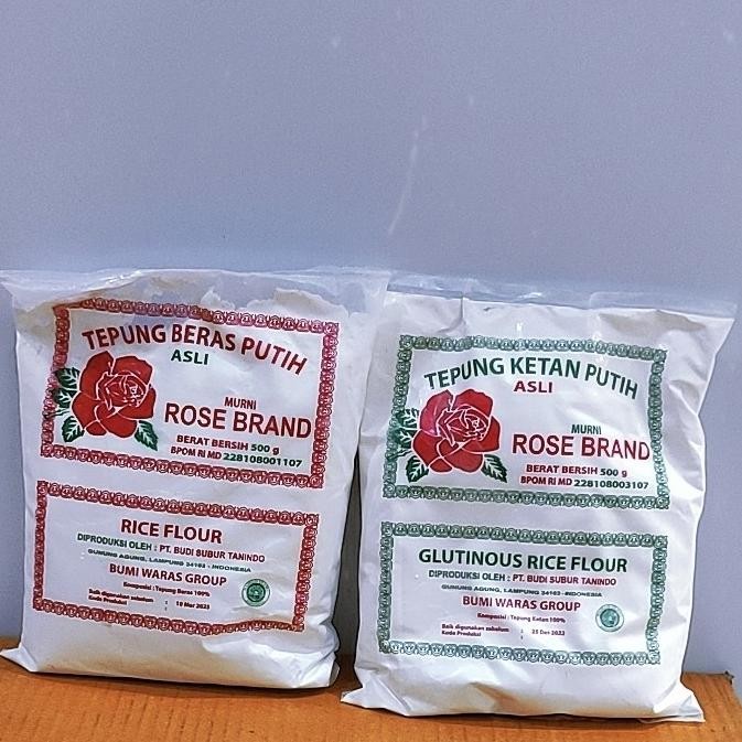 

Terlaris Tepung Beras Rose Brand 500Gr/Tepung Ketan Rose Brand 500Gr