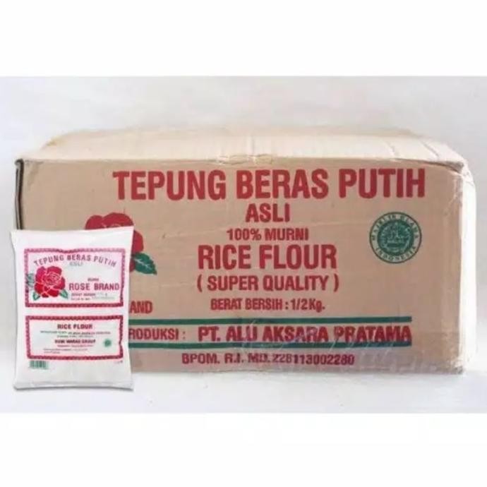 

Terlaris Tepung Beras Rose Brand 500Gr Dus Isi 20 Bungkus 10Kg