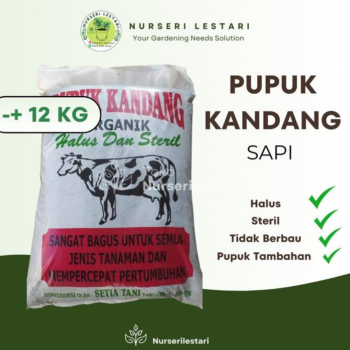 

Terlaris Pupuk Kandang Sapi Organik Halus (Khusus Gojek)