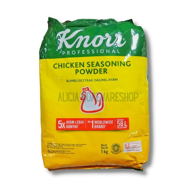 

Terbaru Knor Chicken Seasoning Powder (kaldu ayam) 1kg/pack