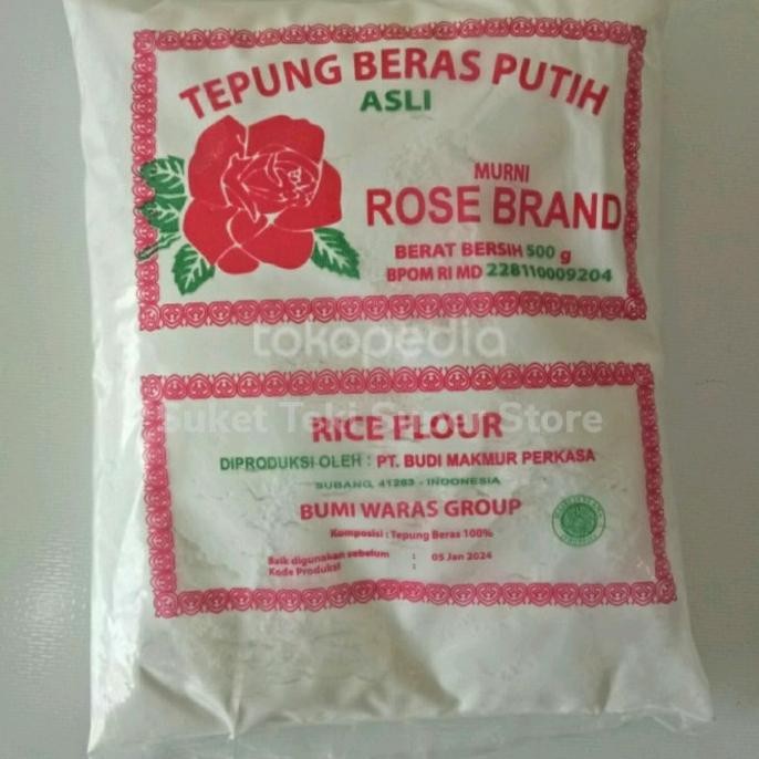 

Terlaris Tepung Beras Rose Brand 500Gr Satuan Best Seller Ready