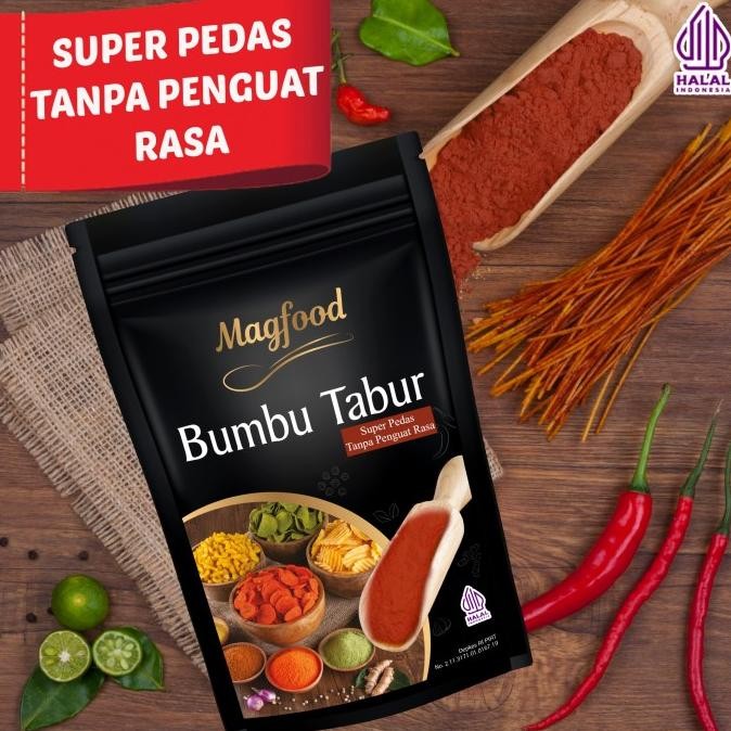 

Terbaru Magfood Bumbu Tabur Super Pedas Tanpa Penguat Rasa 100 gr