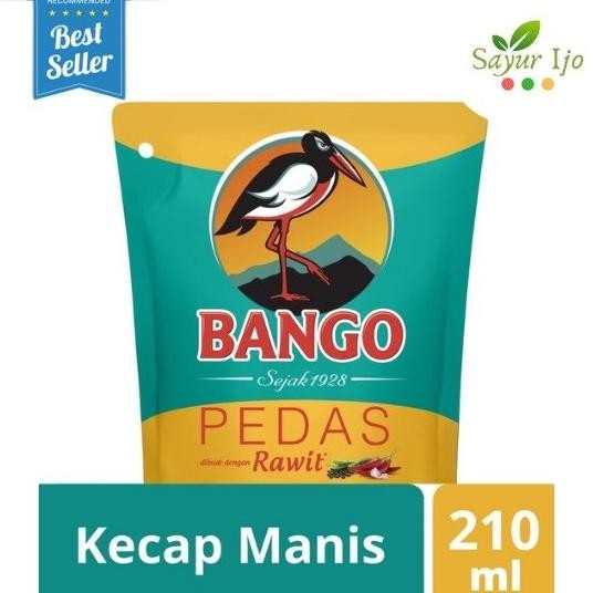 

Bango Kecap Manis Pedas Rawit 210 ML / Pack Sweet Soy Sauce Spicy Bumbu Saos Cabe Rempah Masak Instant HALAL