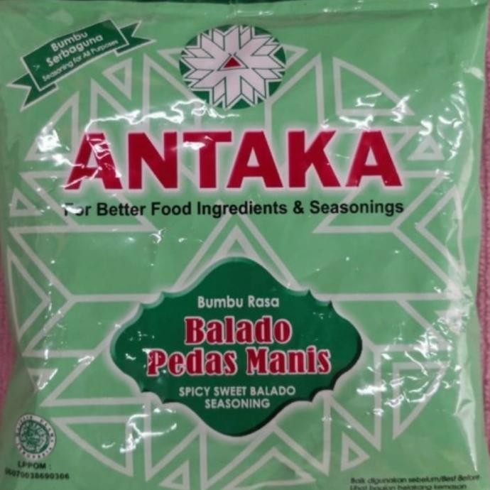 

Terbaru bumbu antaka rasa balado pedas manis 1 renceng isi 10 pcs 100gr